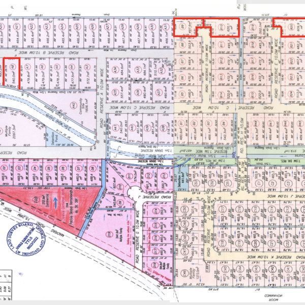 Lots highlighted in red is available.